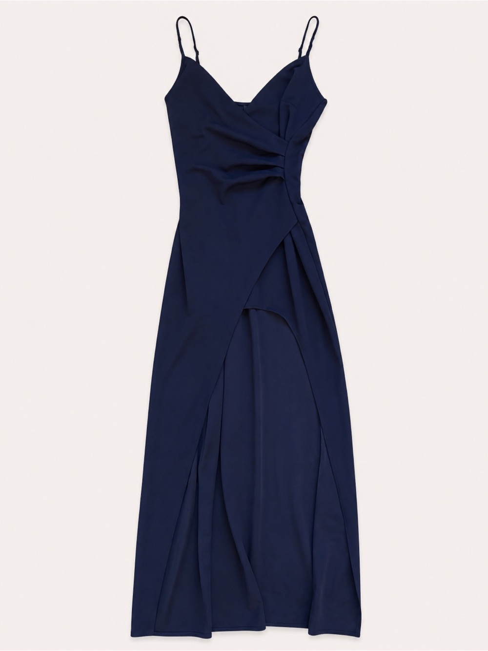 Windsor Navy Blue Wrap Maxi Dress | Size Small | Formal Event Dress